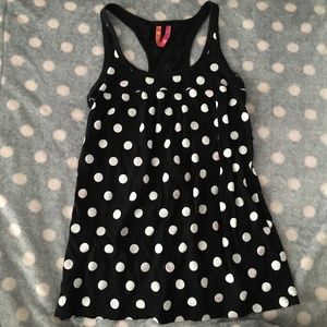 Jenni Cutesy Polka Dot Tank Top M